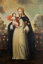 Sainte Rose de Lima avec l